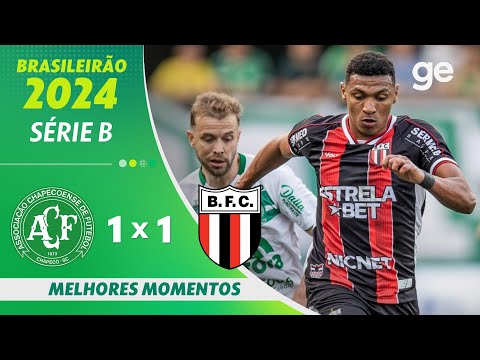 Gols e lances de Chapecoense x Botafogo-SP