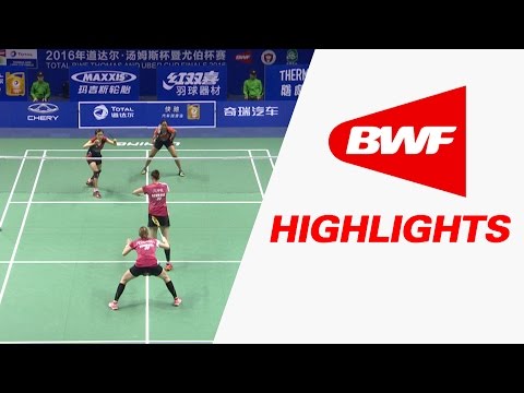 TOTAL BWF Thomas & Uber Cup Finals 2016 | Badminton Day 3/S1-Uber Cup Grp A-DEN vs MAL-Highlights