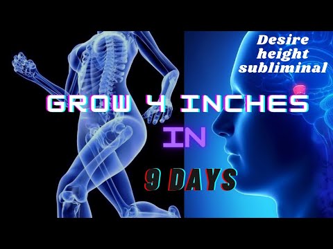 Grow 4 inches taller  in 9 days .|Grow taller Subliminal 432 hz frequency+rain sound,Raikov Effect®️
