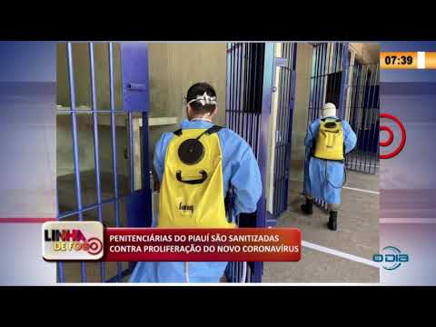 PENITENCIíRIAS DO PIAUí SíO SANITIZADAS CONTRA PROLIFERAÇíO DO NOVO CORONAVíRUS 06 05 2020