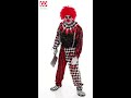 Miniature vidéo Déguisement clown de l'horreur - Adulte