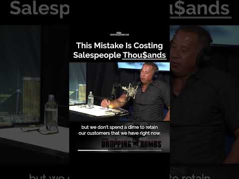 This Mistake Is Costing Salespeople Thou$ands #shorts
