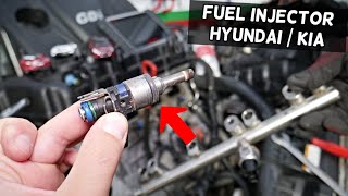 HYUNDAI KIA 2.4 GDI ENGINE FUEL INJECTOR REPLACEMENT REMOVAL LOCATION