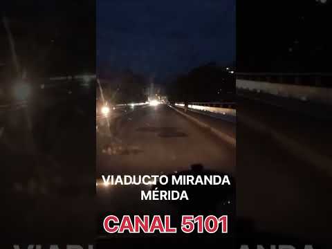Mérida. El semáforo del Mercado no funciona, y el Viaducto Miranda, en la completa oscuridad