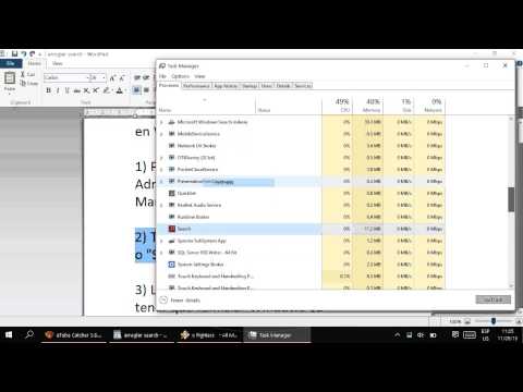 Windows 10 - Arreglar problema de busqueda