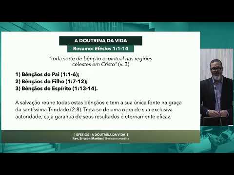 # 03 Oração por entendimento da salvação (Efésios 1:15-23) | Rev. Ericson Martins