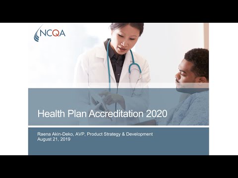 Health Plan Accreditation 2020 Updates
