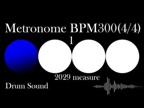 [Metronome]300BPM[drum sound]