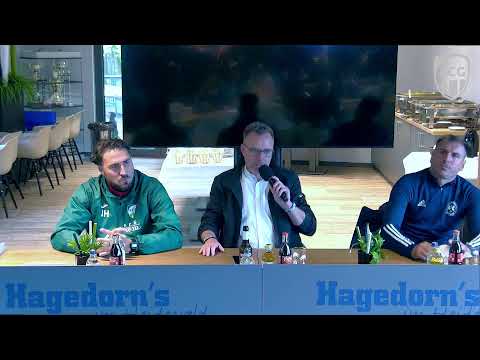 Pressekonferenz nach dem Spiel FC Gütersloh - ASC Dortmund
