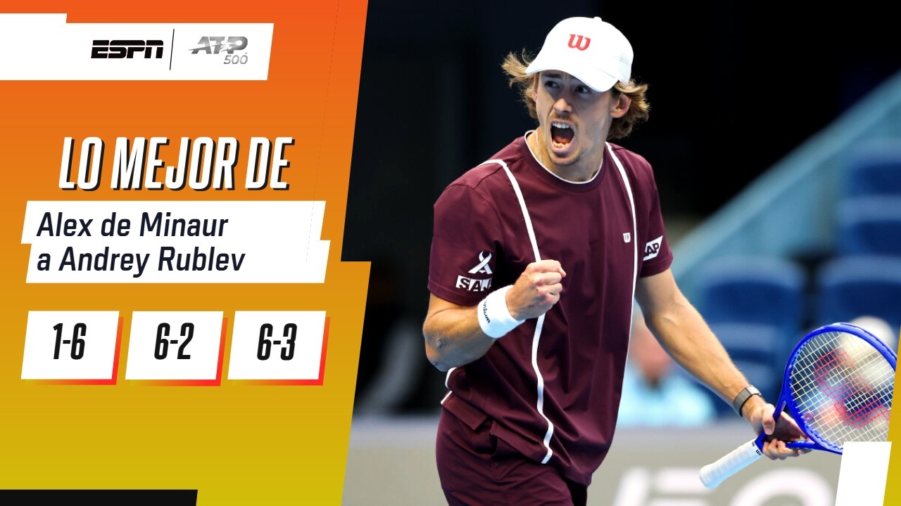 DE MINAUR SE LEVANTÓ ANTE RUBLEV Y PASÓ A SEMIFINALES EN BEIJING | RESUMEN