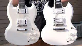 Video thumbnail for Alternative Takes Of The SG | 2016 7-String Gibson SG "Angel of Death" White Review + Demo by The Trogly's Guitar Show