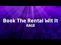 RAGE Book The Rental Wit It NO COPYRIGHT MUSIC