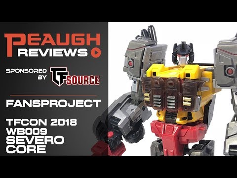Video Review: FansProject TFcon 2018 Warbot WB009 SEVERO CORE