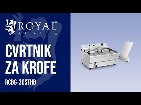 videoposnetek - Cvrtnik za krofe - 30 litrov - 9000 W - hladno območje