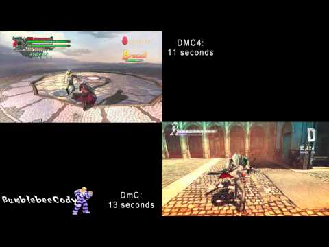 DMC4 vs DmC: small combat comparison [See description]