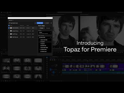Introducing Topaz Labs for Adobe Premiere - a new UXP panel for AI upscaling