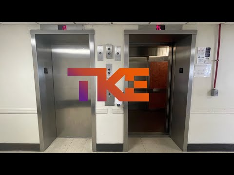 Sketchy Westinghouse (mb. TKE) Traction Elevators | Quarrytown Apartments | Berea, OH