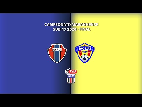 Maranhão A.C 1 x 0 São Luís F.C 26/02/2021 15h30 - Campeonato Maranhense Sub-17 - FINAL