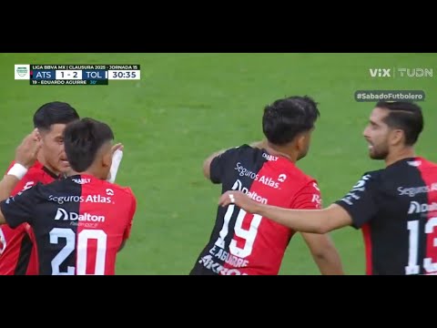 Golazo increíble del Mudo Aguirre ante Toluca!!!