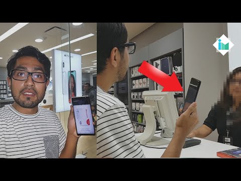 Testing Samsung Pay at Apple Store