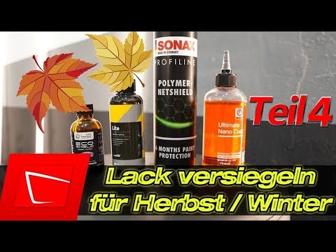 Winterversiegelung Fazit Eco Shield, Polymer Netshield, Fireball Nano Coat, Carpro Lite
