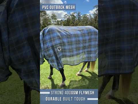 Delzani Outback PVC Fly Mesh Combo Horse Rug