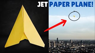 How to Make a Paper Airplane that Does Tricks - Paper Plane Jet