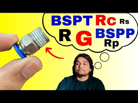 All Types BSP Threads Explained!! Confusion THE END 😎 G fittings, Rc fitting, R thread, BSPT, Rs, Rp
