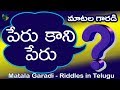 Matala Garadi Funny Riddles in telugu-2 | Podupu Kadhalu in Telugu riddles for all | Learn Telugu