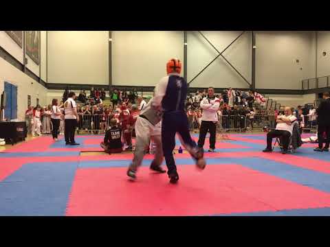 ICO World kickboxing Championship 2019 -75kg vets- semi final. 1st round