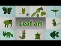Leaves Art Craft Idea From Leaves