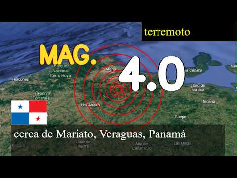 😱🚨  Terremoto cerca de Mariato, Veraguas, Panamá actualizaciones en vivo hoy: Terremoto de magnitud