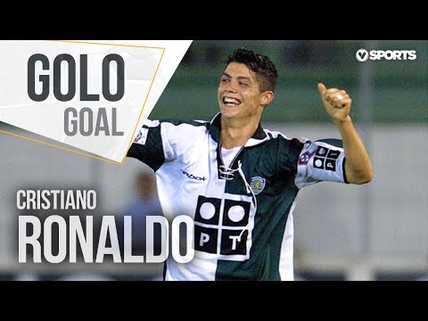 Primeiro golo de Cristiano Ronaldo no Sporting