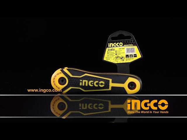INGCO - طقم مفتاح ستار جيب 8 قطع، HHK14083