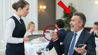 Billionaire CEO Mocks The Waitress in French—Freezes When She Replies Fluently and Exposes Him