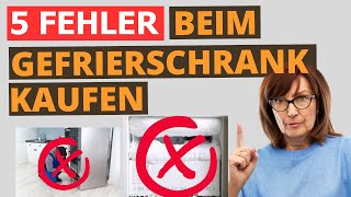 5 Fehler beim Gefrierschrank kaufen