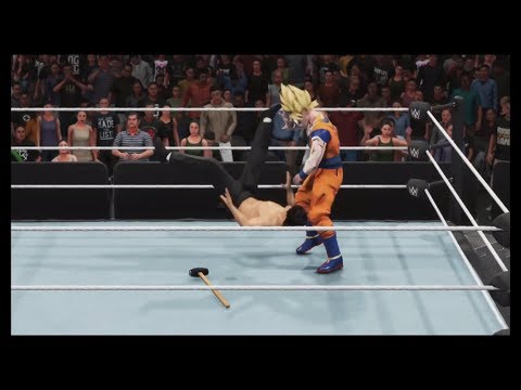 Bruce Lee vs. Goku (WWE 2k19) - CPU vs. CPU - Epic Battle 💯 🐲 - Dragon Fights 🐉