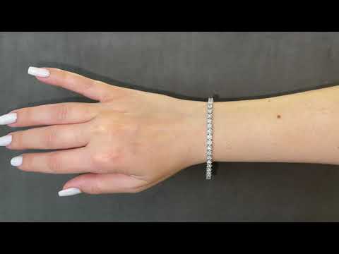 6+ Carat Round Cut Diamond Tennis Bracelet