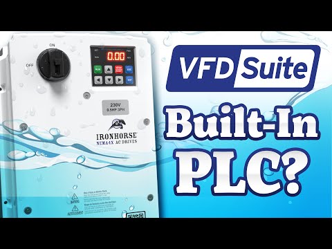 IronHorse ACN NEMA 4X VFD Built in Controller Setup from AutomationDirect