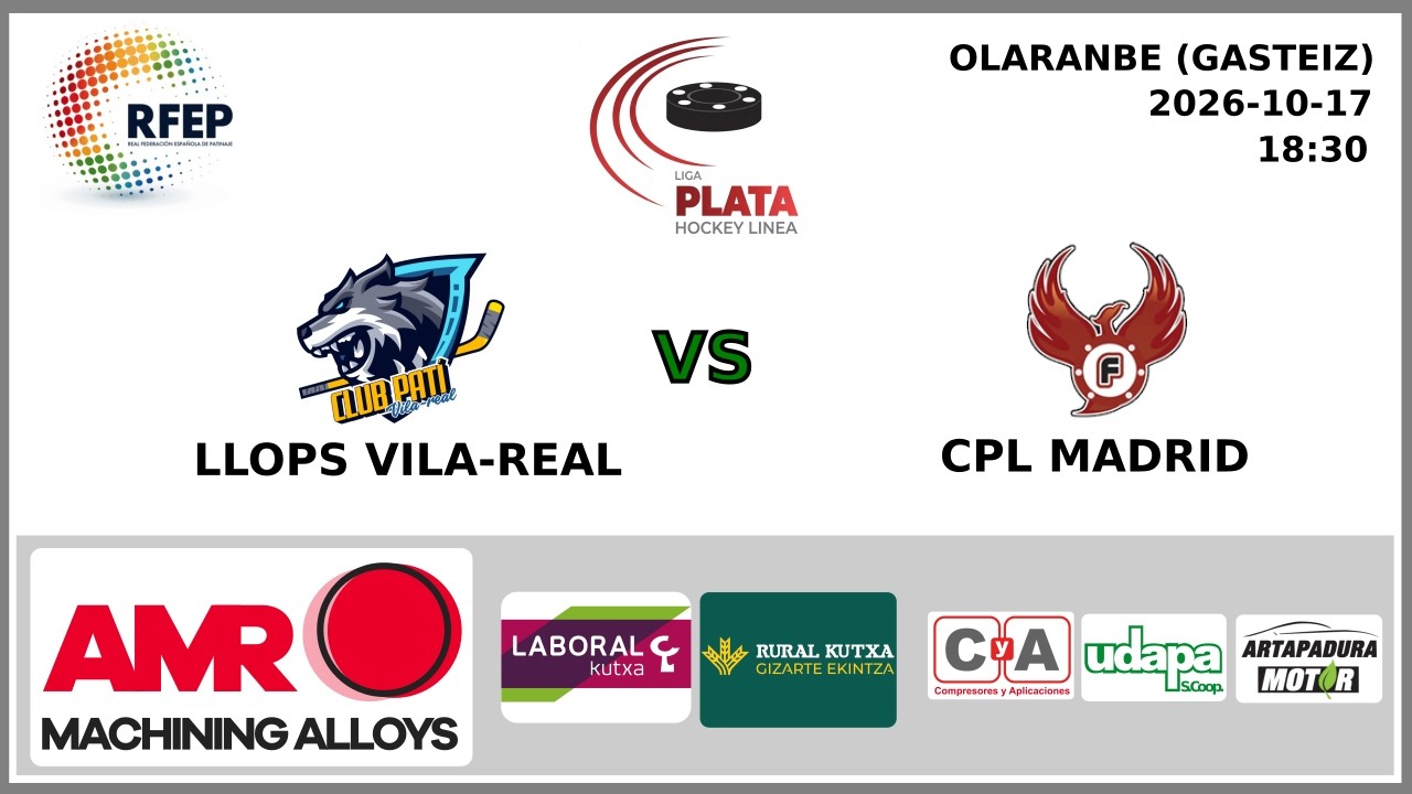 LLOPS CP VILA-REAL vs CDE PATINAJE LINEA MADRID