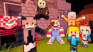 ДЕТИ И УРОК В ДЕРЕВНЕ МАНЬЯКОВ! ШКОЛА МОНСТРОВ В МАЙНКРАФТ! Monster School МУЛЬТИК ПРО ШКОЛУ