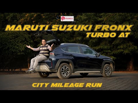 Maruti Suzuki Fronx Turbo AT City Mileage Run | KITNA DETI HAI?