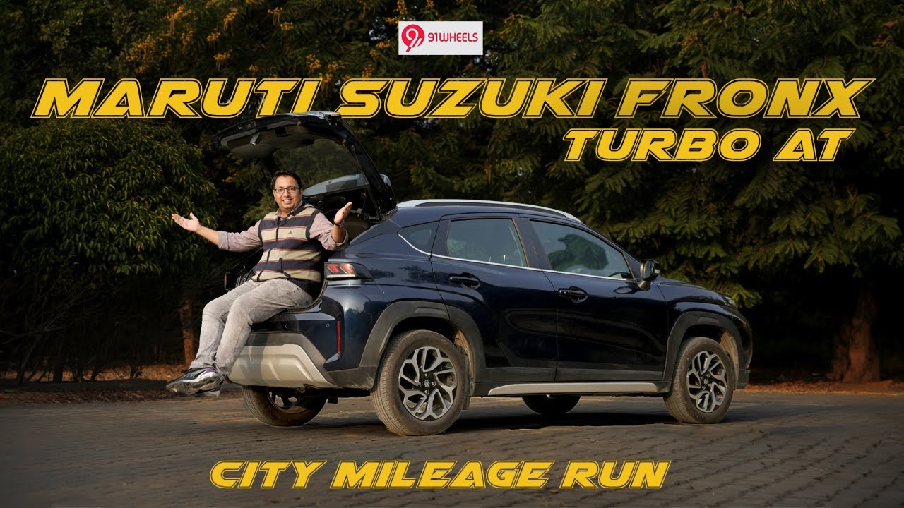 Maruti Suzuki Fronx Turbo AT City Mileage Run | KITNA DETI HAI?