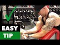 EASY TIP - How to Preacher Curl for Big Gains