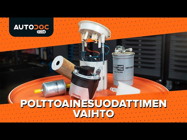 Katso video-opas KIA Polttoainesuodatin vianetsinnästä