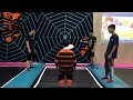 Bettaplay Interactive Trampoline Game Indoor Playgound Small Gymnastic Trampoline Park