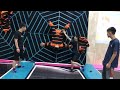 Bettaplay Interactive Trampoline Game Indoor Playgound Small Gymnastic Trampoline Park