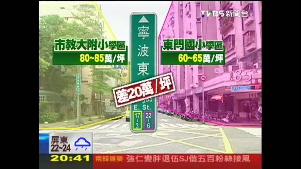明星學區「門牌差1號」　每坪貴20萬！
