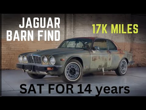 Thumbnail for barn find jaguar xj sat for 14 years only  17k miles what a find 🫣🫣🫣 by Jaguar XJ