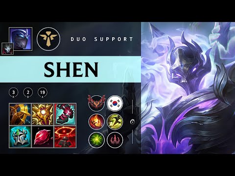 Shen Support vs Fiddlesticks - KR Grandmaster Patch 25.24